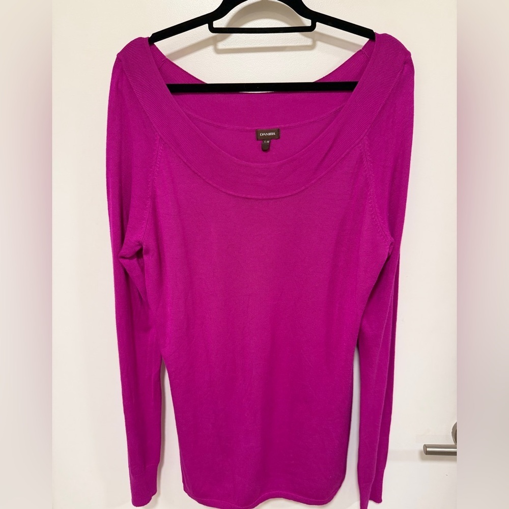 Danier Women's Vibrant Magenta Sweater - Picture 2 of 12